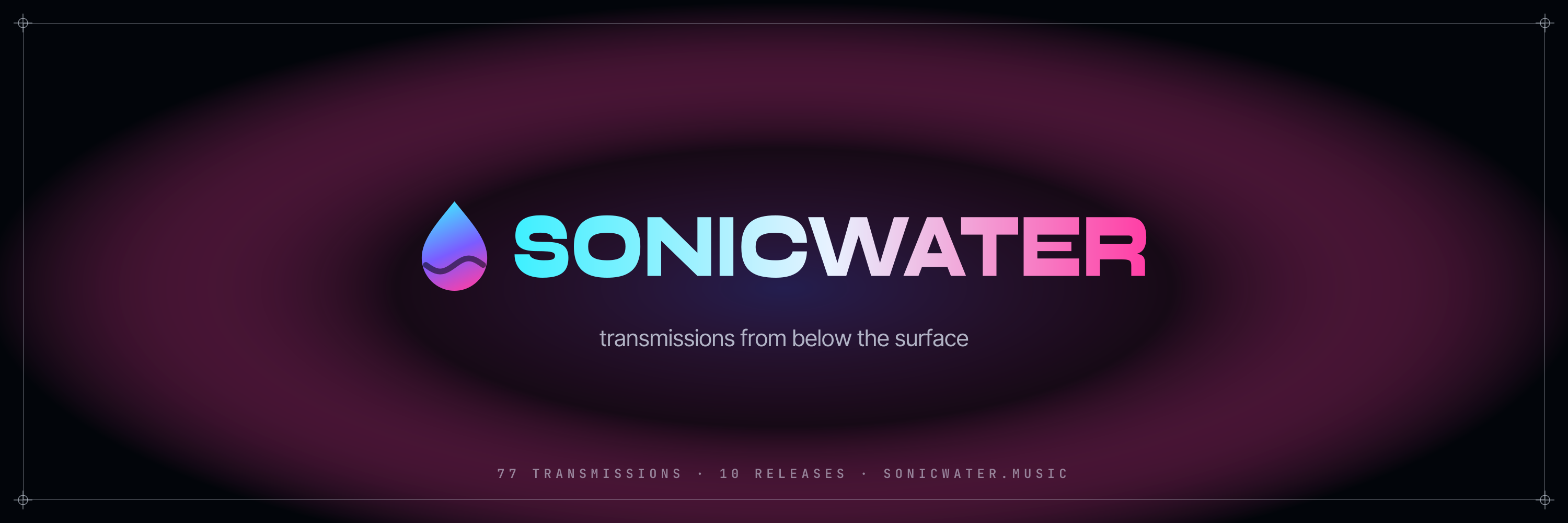 sonicwater, banner